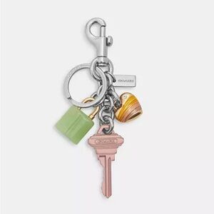 NWT Coach Key Cluster Bag Charm